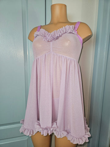 BABYDOLL in Violet SIZE MED
