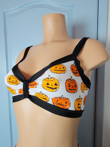 HALLOWEEN PUMPKIN BRALETTE