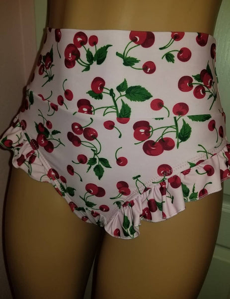 Flirt Bottom in Pink Cherries