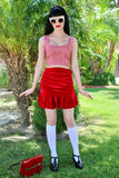 LOVER SKIRT-RED